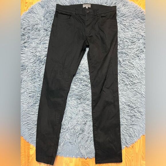 Vince Black Straight Leg Jeans Size 32 - Picture 1 of 6